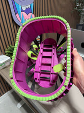 Load image into Gallery viewer, Vintage 1989 Moon Shoes Anti-Gravity Trampoline Big Time Toys Purple