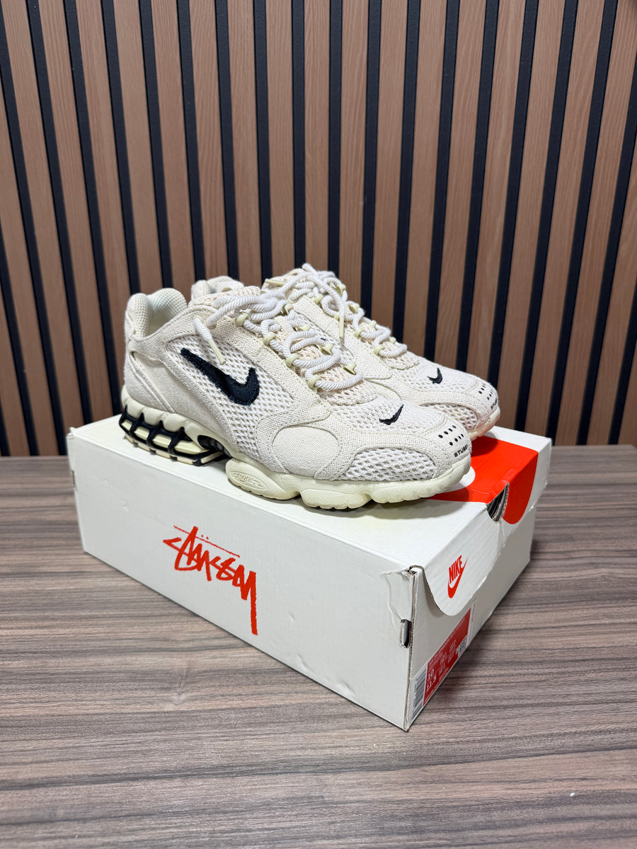 Stussy x Nike Air Zoom Spiridon Caged 2 'Fossil' Sz 10 – HN Shop