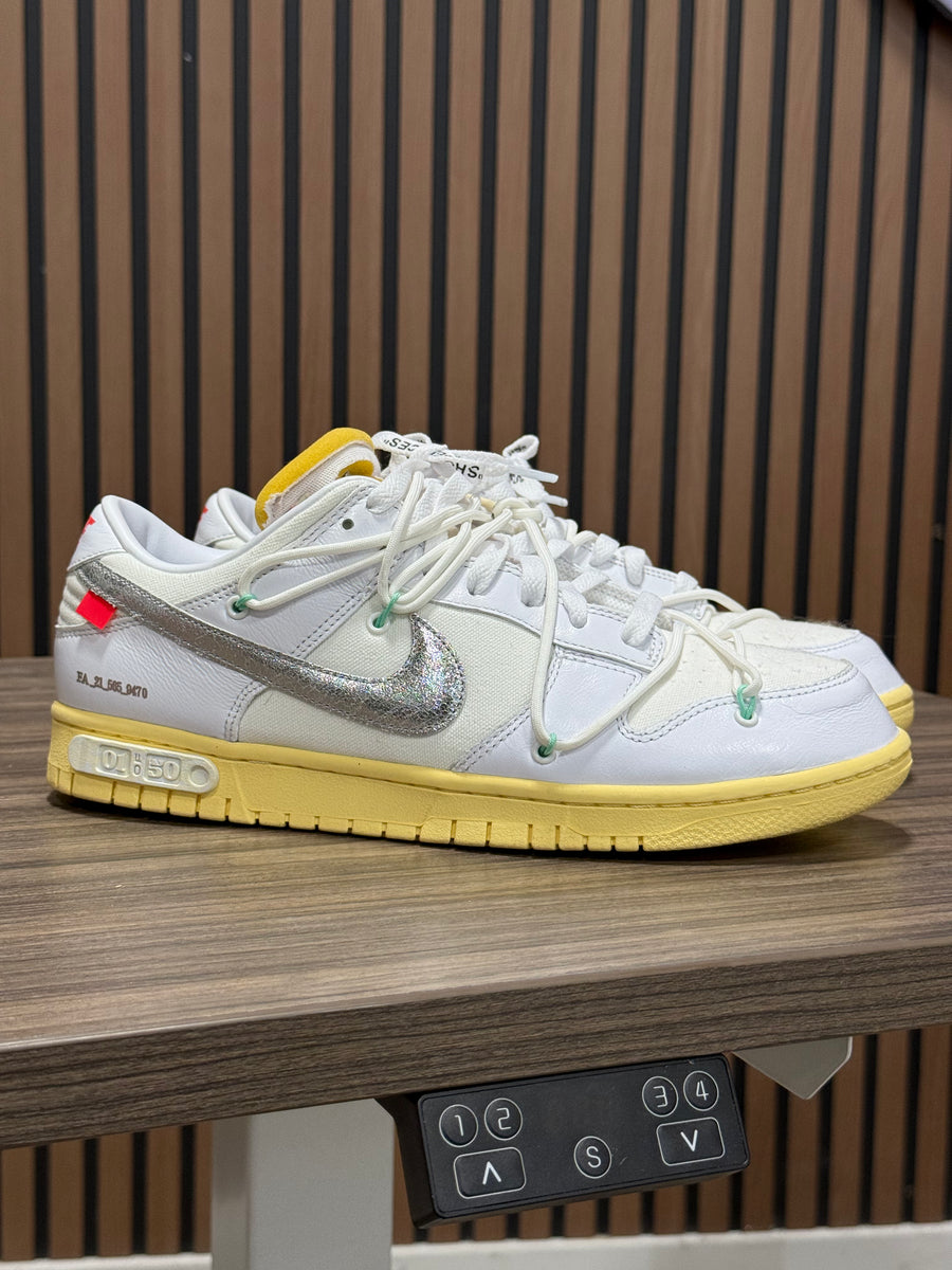 Off White x Nike Dunk Low Lot 1 Sz 10.5 No Box – HN Shop