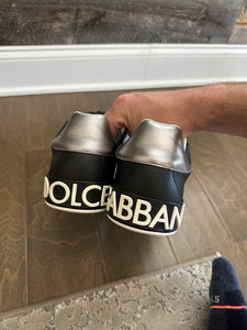 Dolce Gabbana Calfskin nappa Portofino sneakers Sz 10