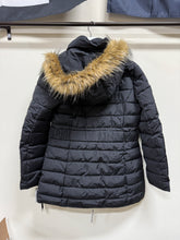 Load image into Gallery viewer, Tommy Hilfiger Womens Long Belted Down Coat Black, Size Medium