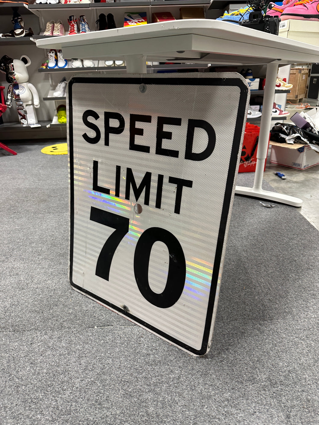 Speed Limit Sign 70 MPH
