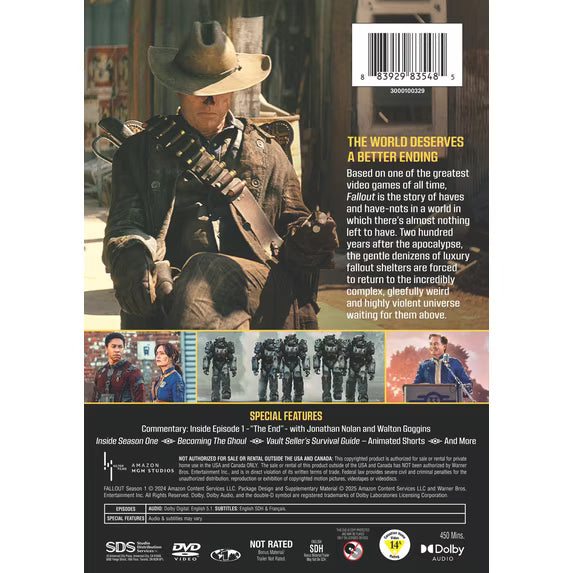 Fallout: Season One (DVD), Action, MGM