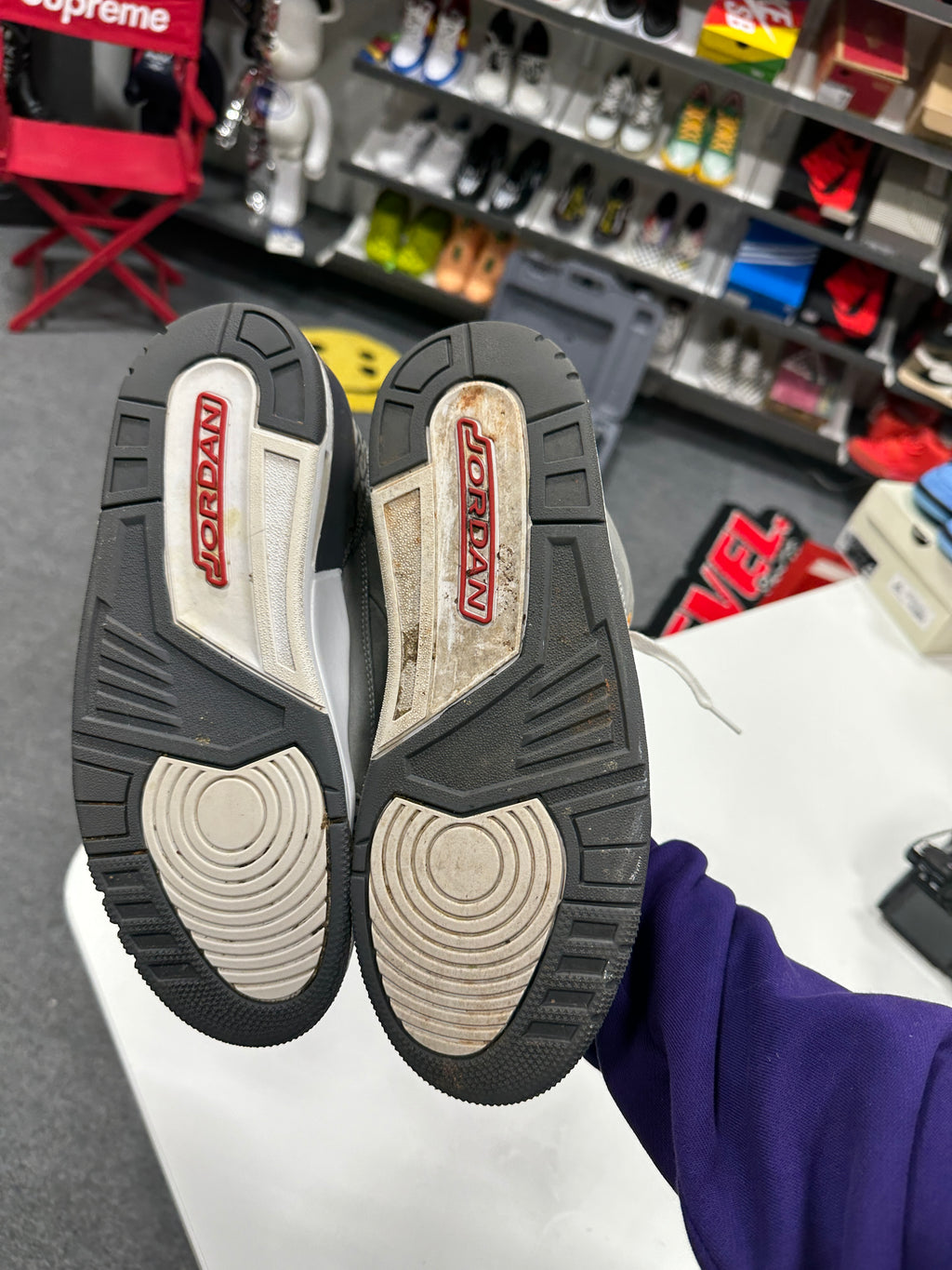 Jordan 3 Cool Grey No Box