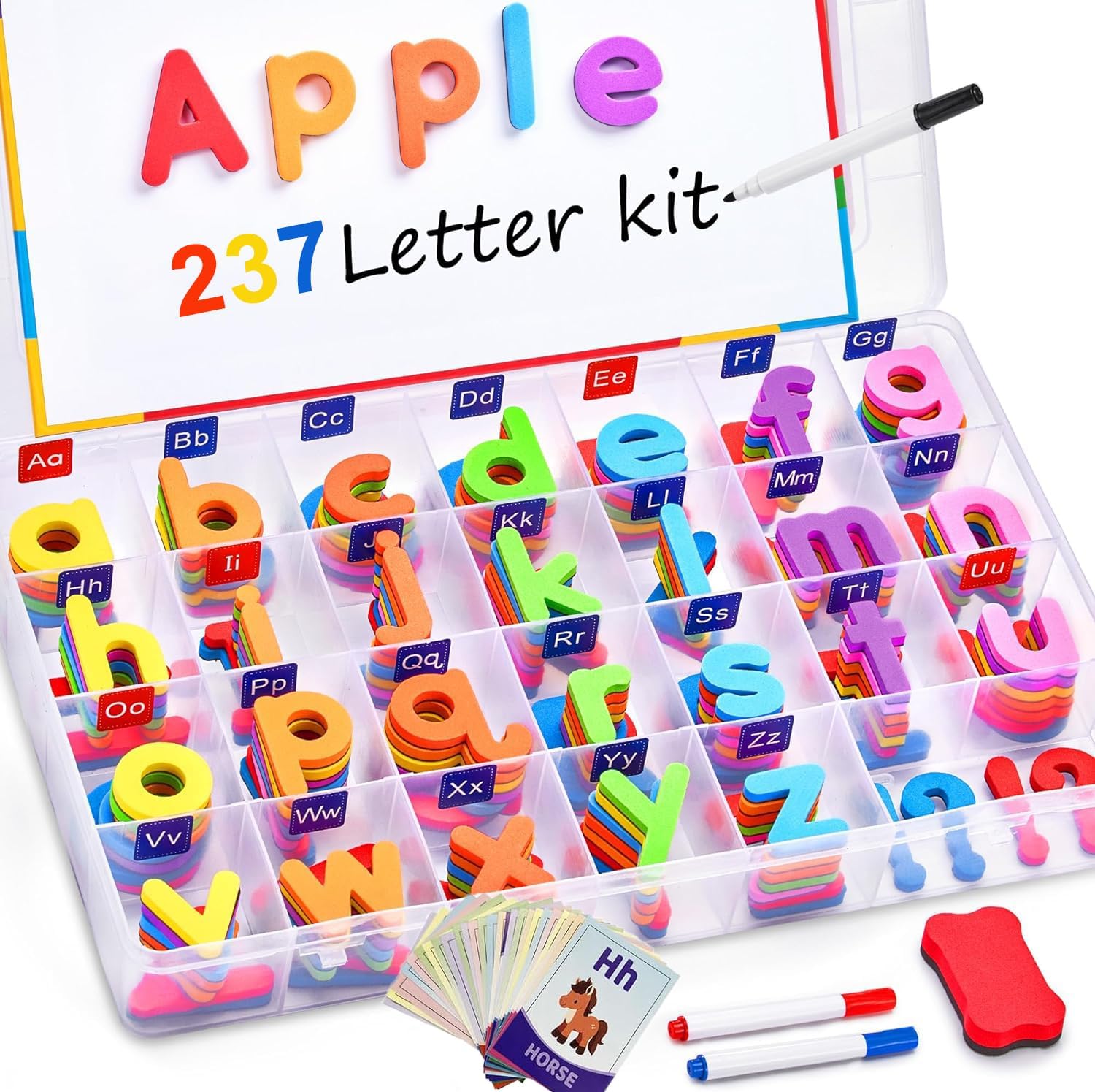 HELLOCUBE Classroom Magnetic Alphabet Letter