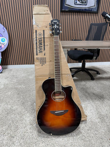Yamaha APX600 OVS Thin Body Acoustic-Electric Guitar, Old Violin Sunburst