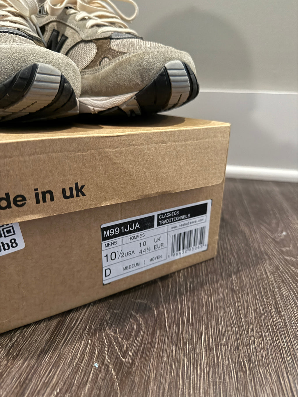 New Balance Jjjound 991 Sz 10.5