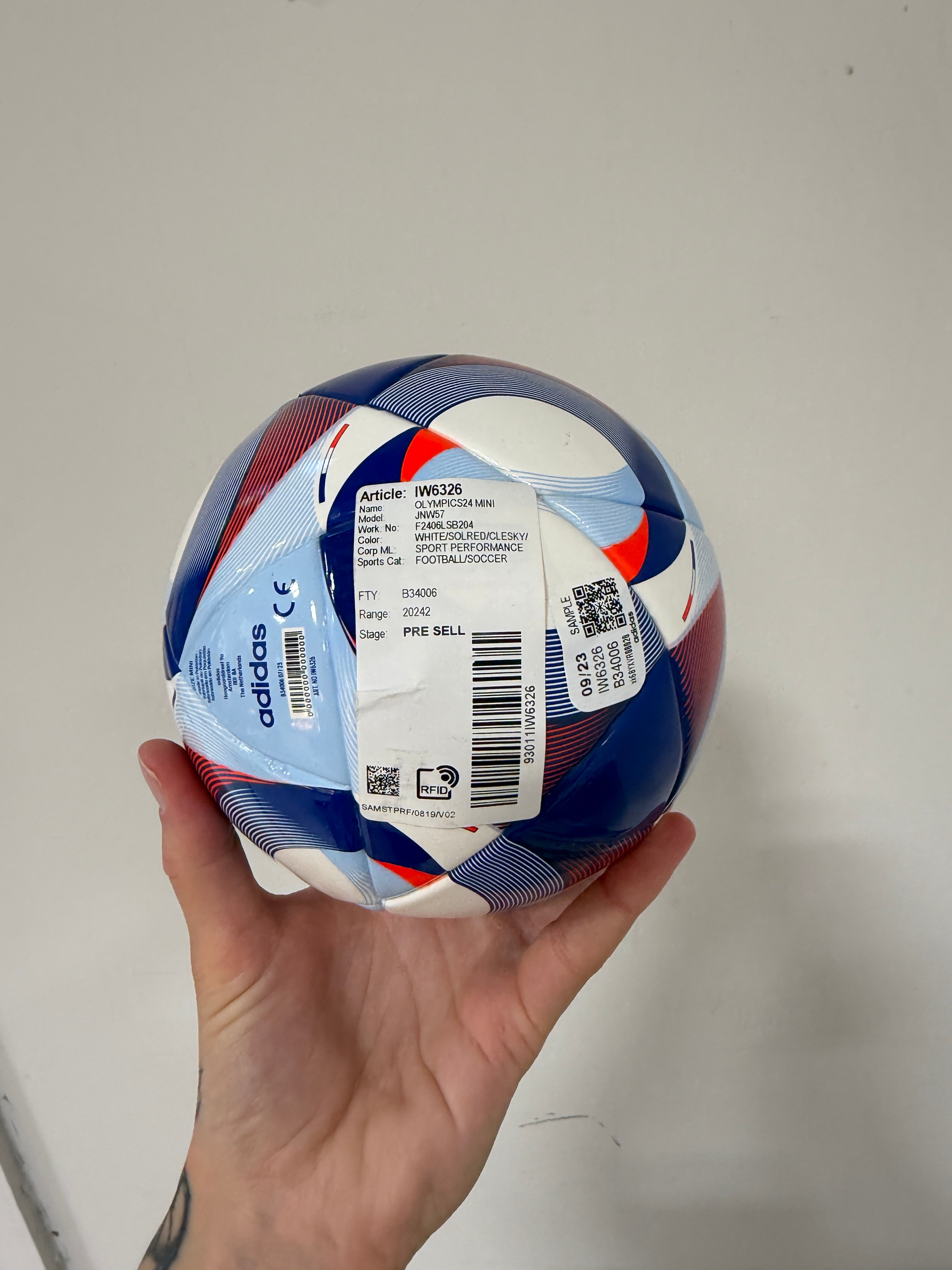 Adidas Olympics 24 Mini Soccer Ball