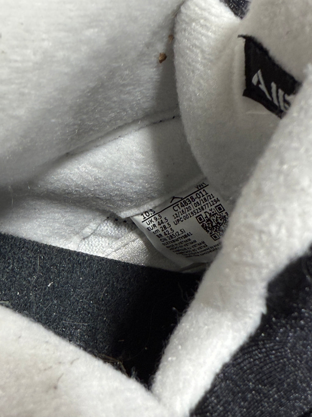 Air Jordan 5 Retro 'Oreo' 2021 Sz 10.5 NO BOX