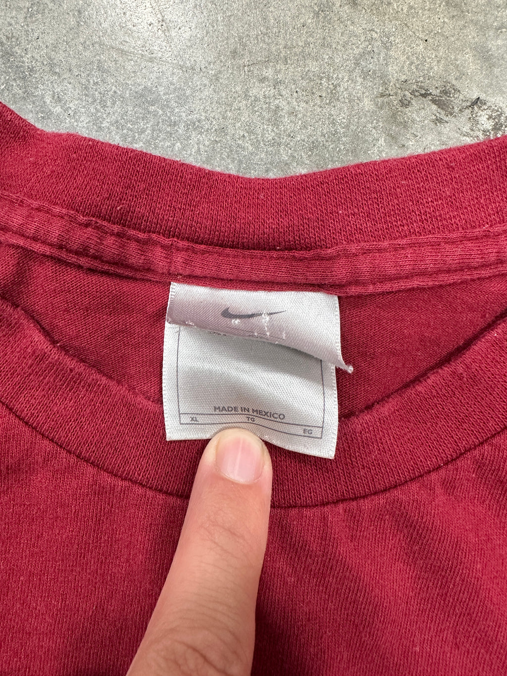 Vintage Nike Red T-Shirt Sz XL