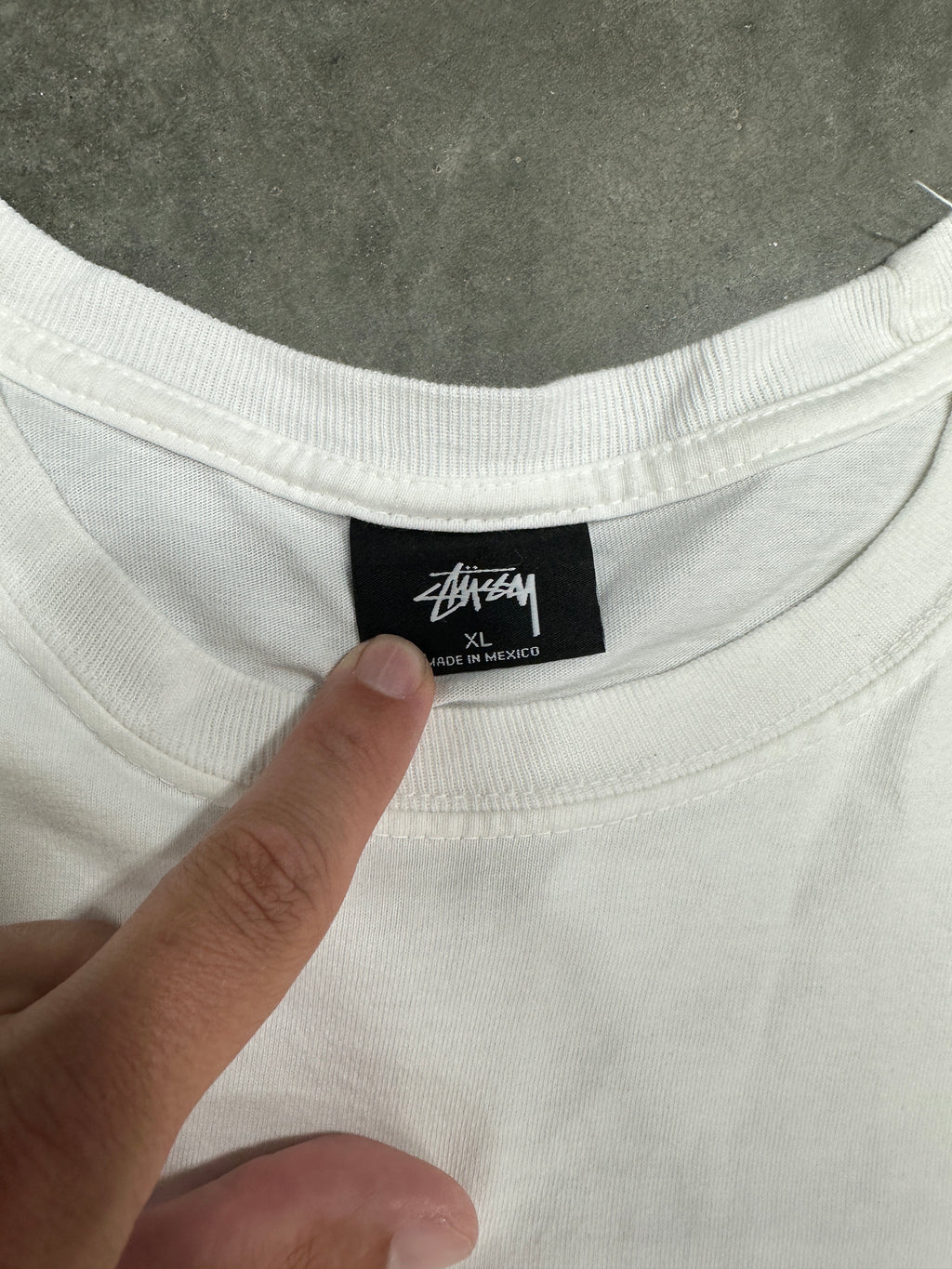 Stussy White Summer 2016 T-Shirt Sz XL