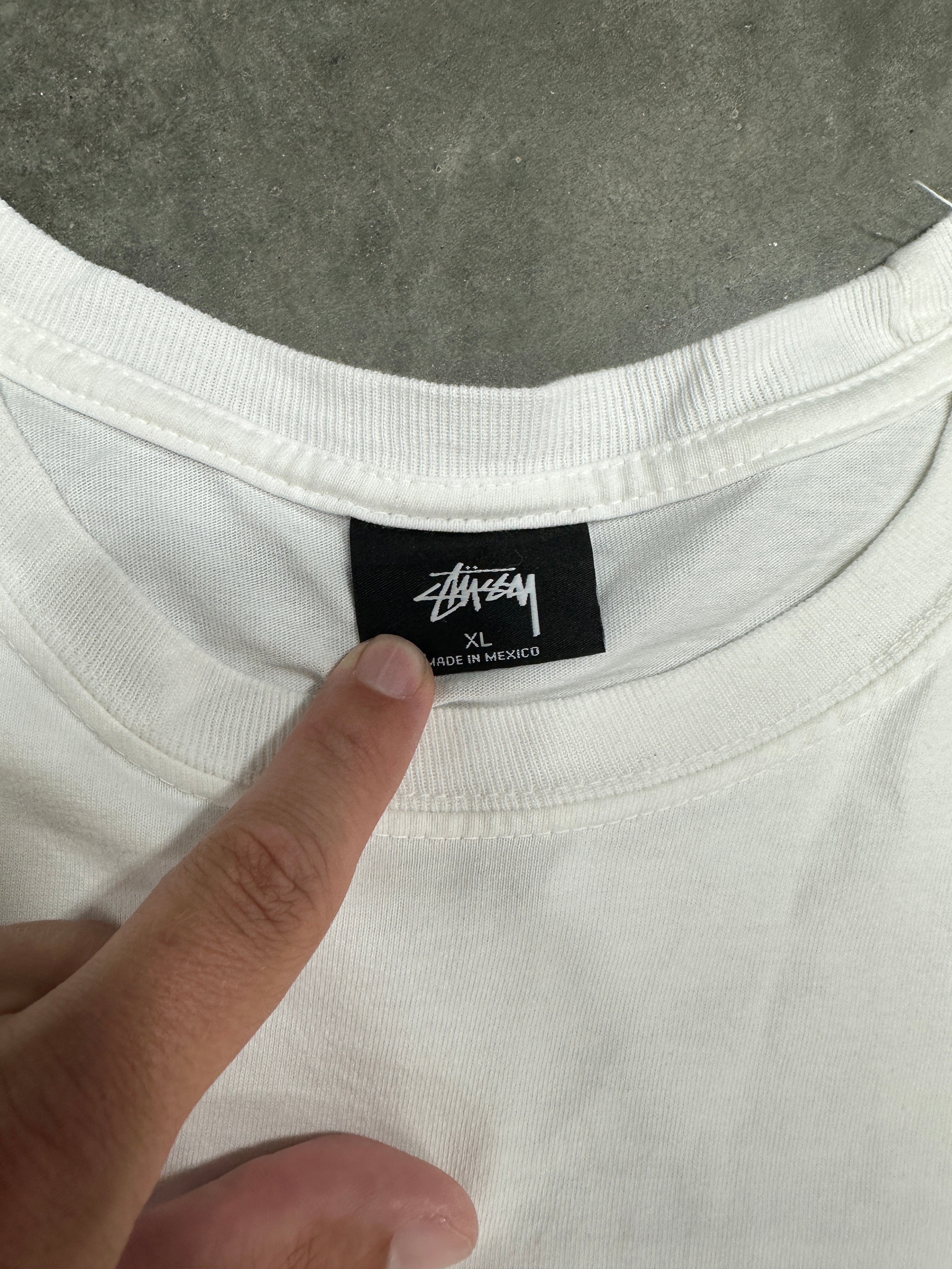 Stussy White Summer 2016 T-Shirt Sz XL