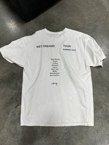 Stussy White Summer 2016 T-Shirt Sz XL