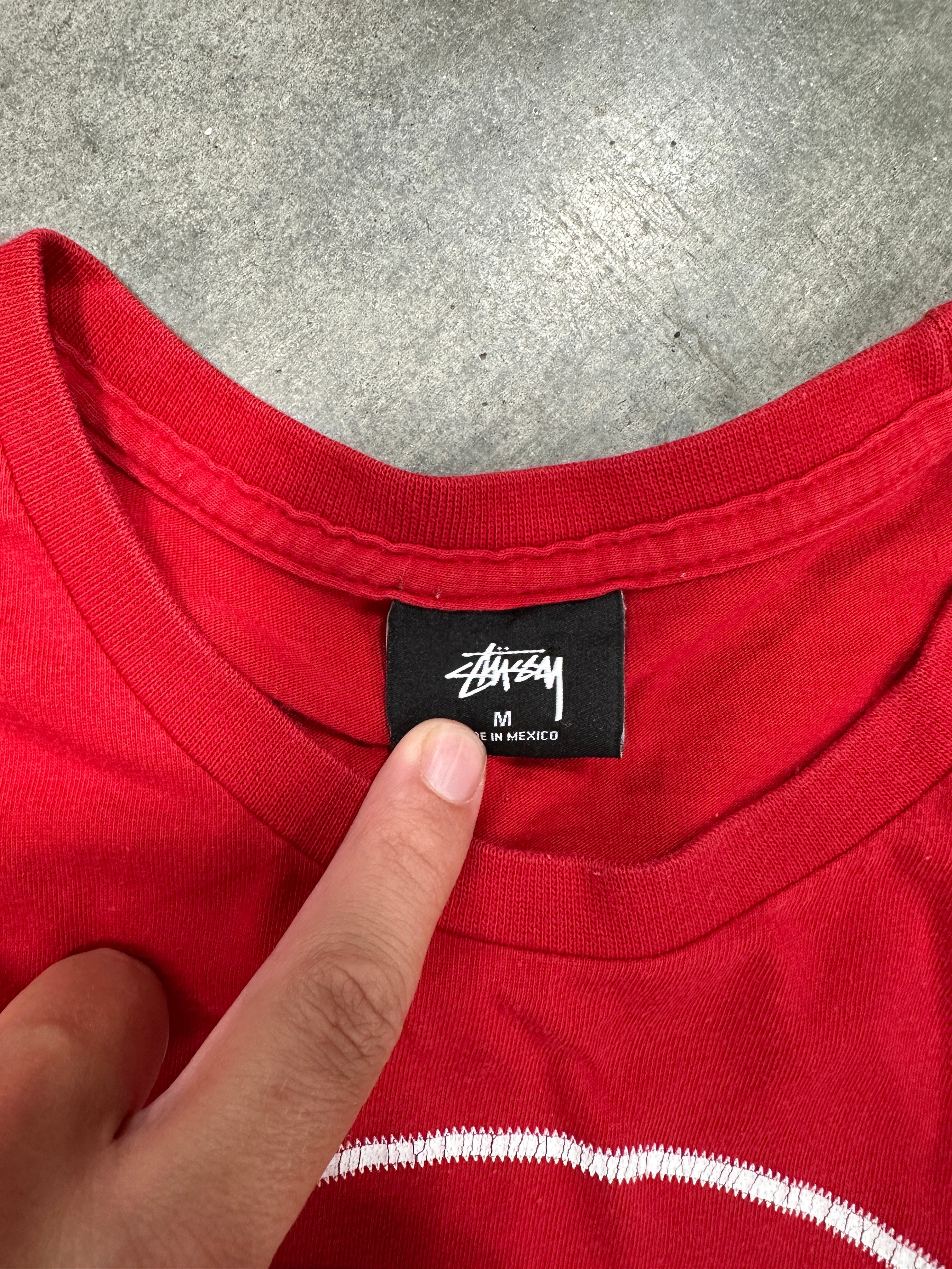 Stussy 1980 T-Shirt Red Sz M