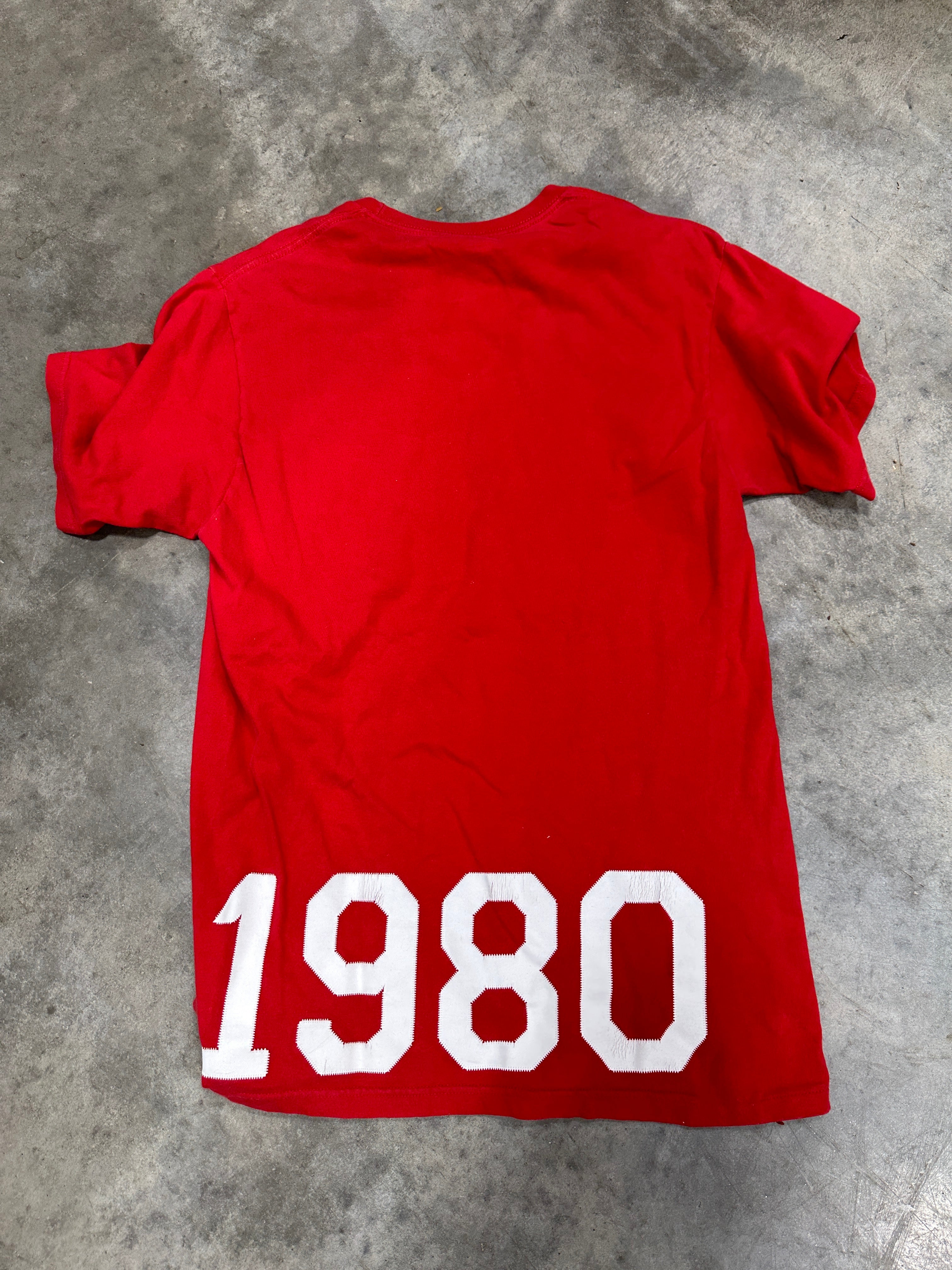 Stussy 1980 T-Shirt Red Sz M