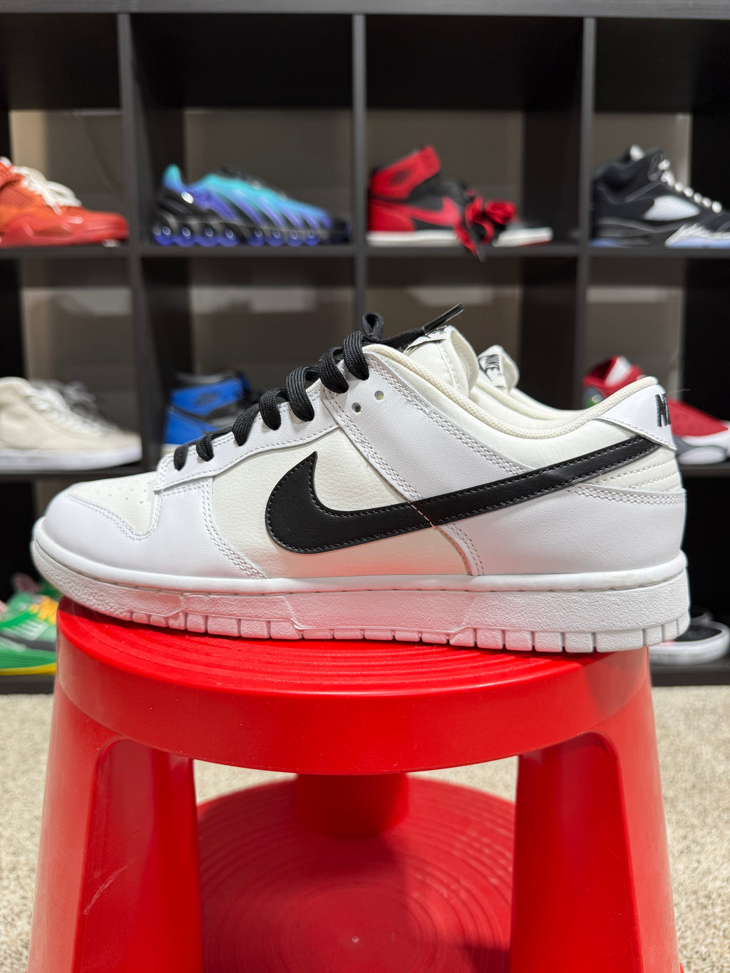 Nike Dunk Low Black/Light White Sz 10.5 NO BOX