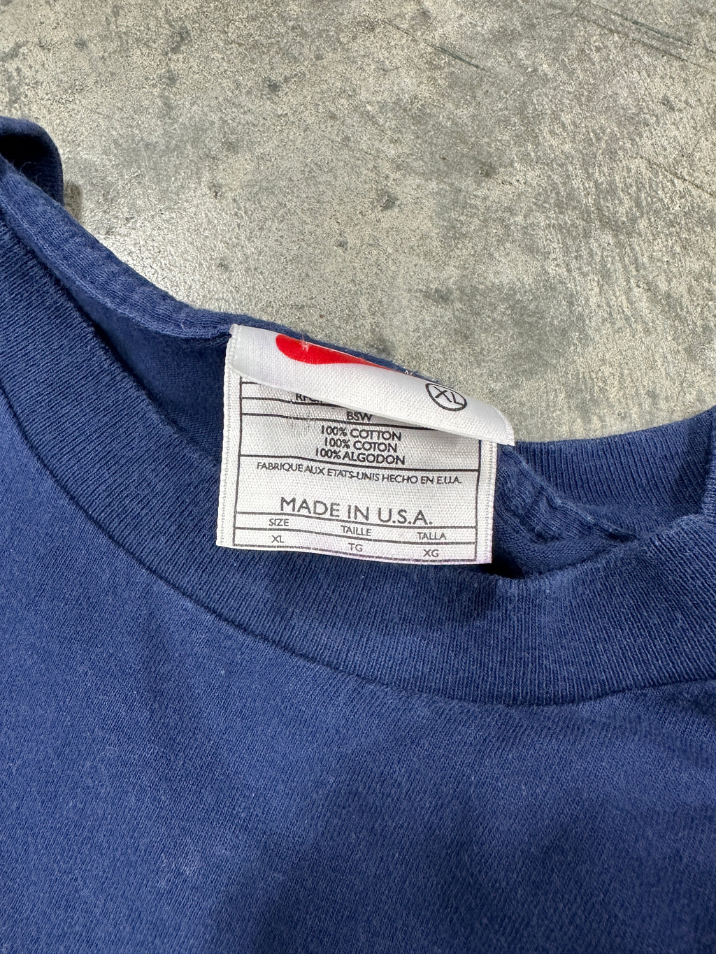 Vintage Nike Blue LS T-Shirt Sz XL