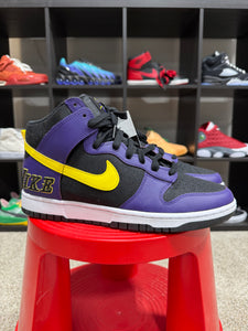 Nike Dunk Hi EMB Lakers Sz 10.5 NO BOX
