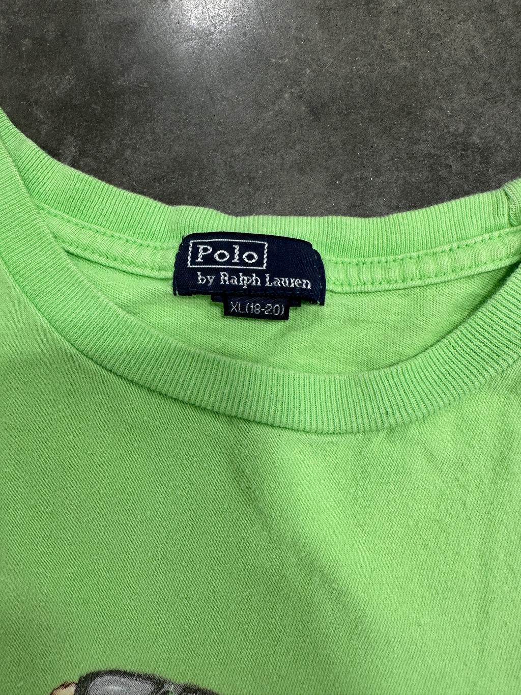 Vintage Polo Green T-Shirt Sz XL