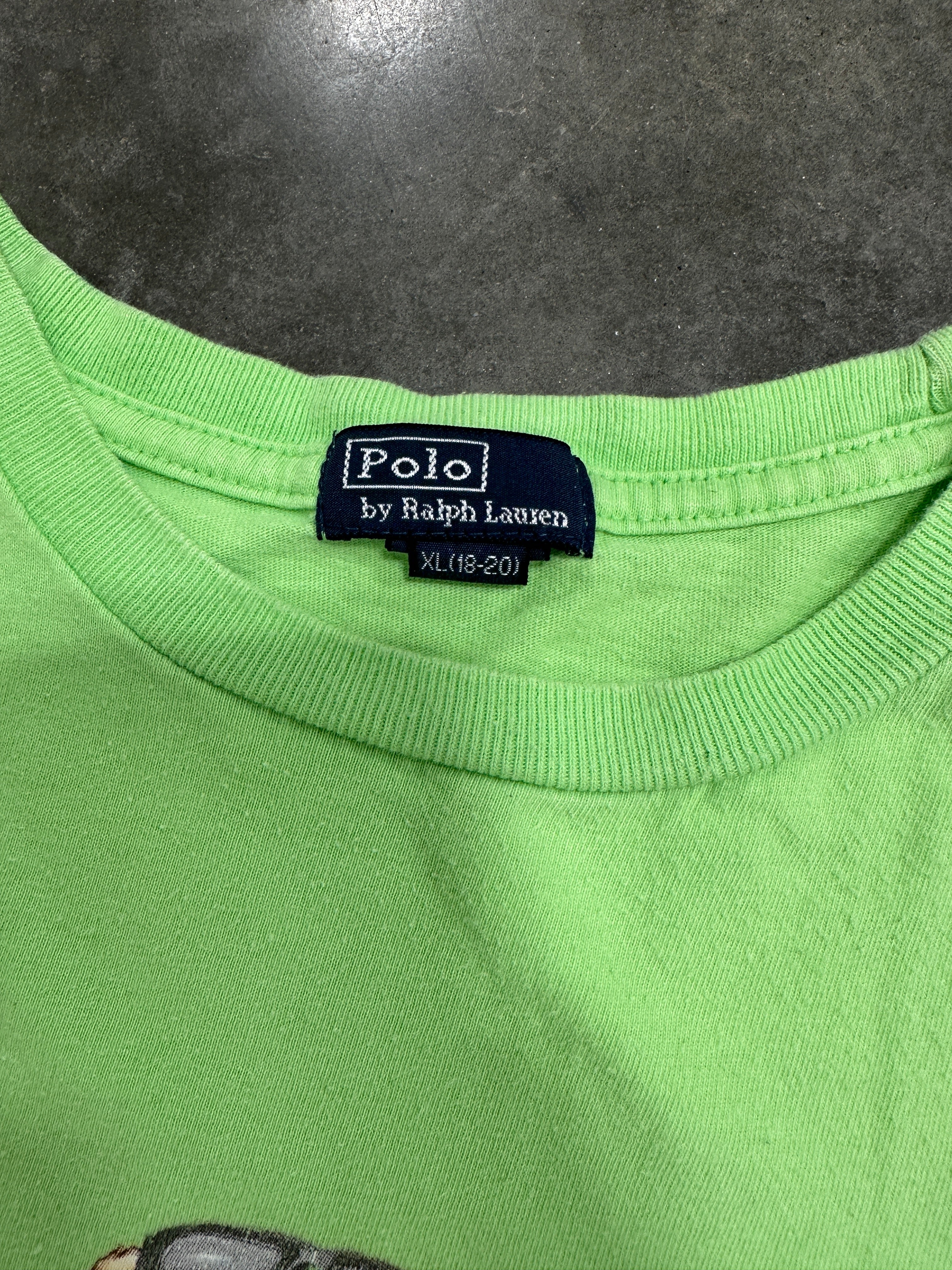 Vintage Polo Green T-Shirt Sz XL