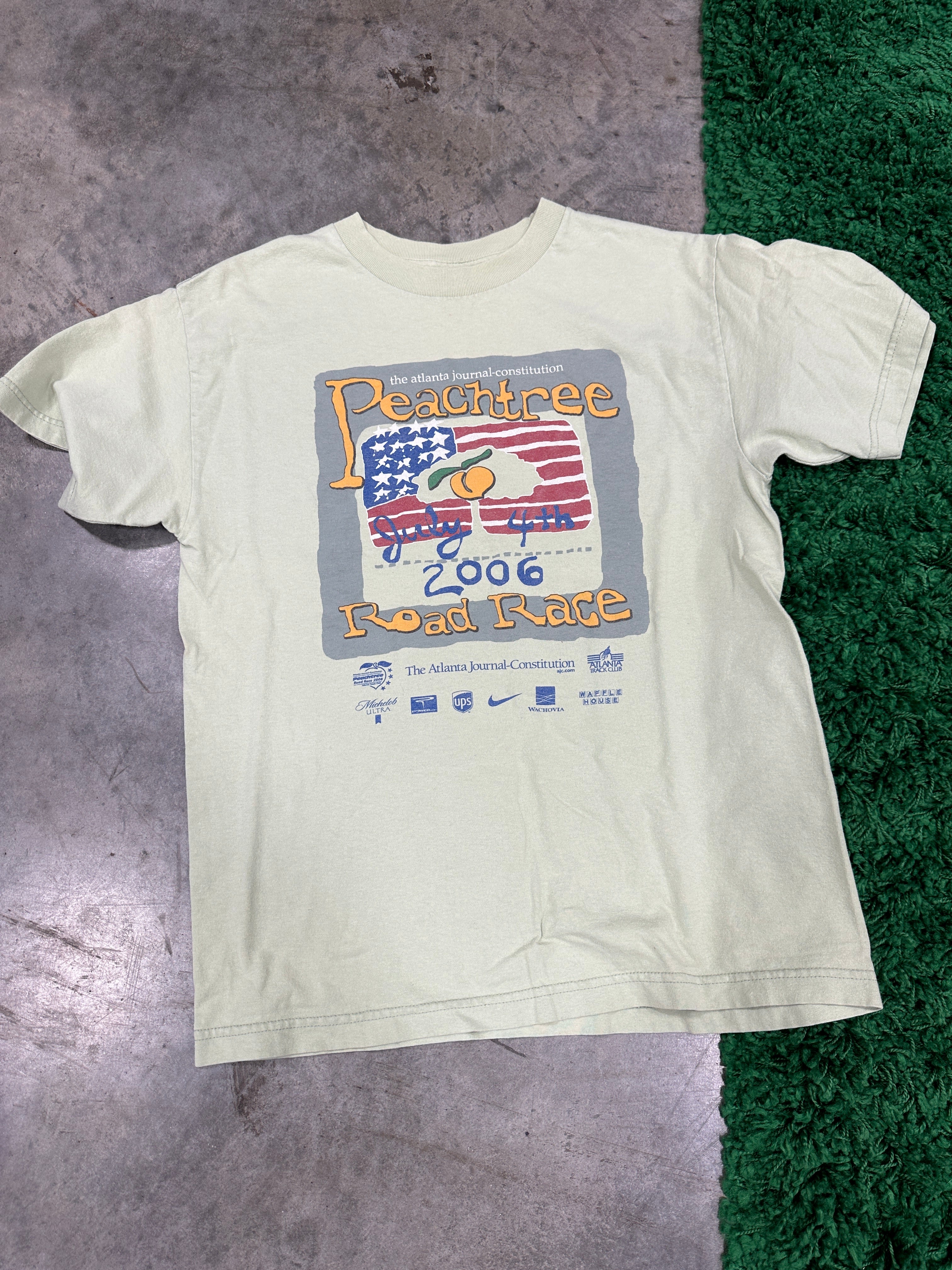 Vintage Peachtree Rd Race 2006 T-Shirt Sz M