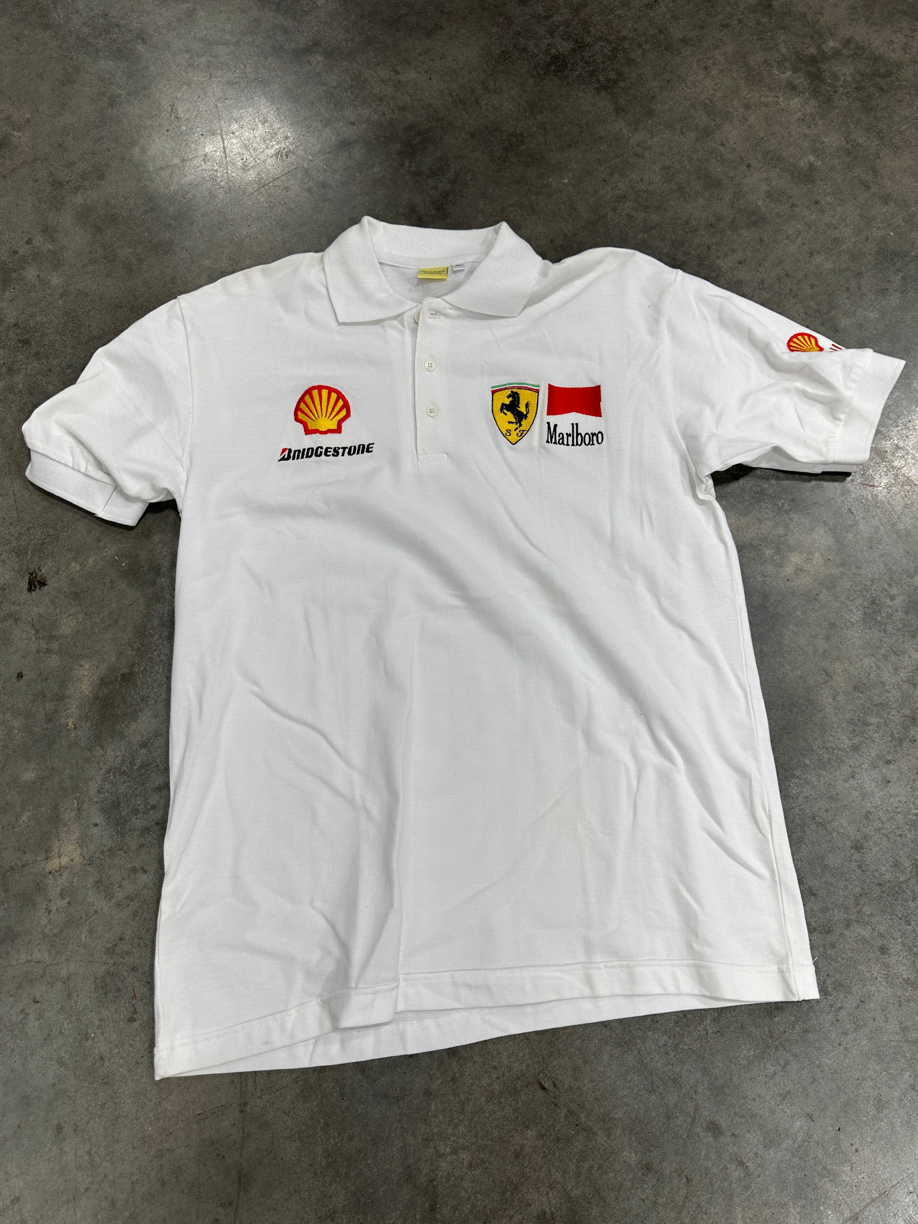 Ferrari Collard T-Shirt Sz XL