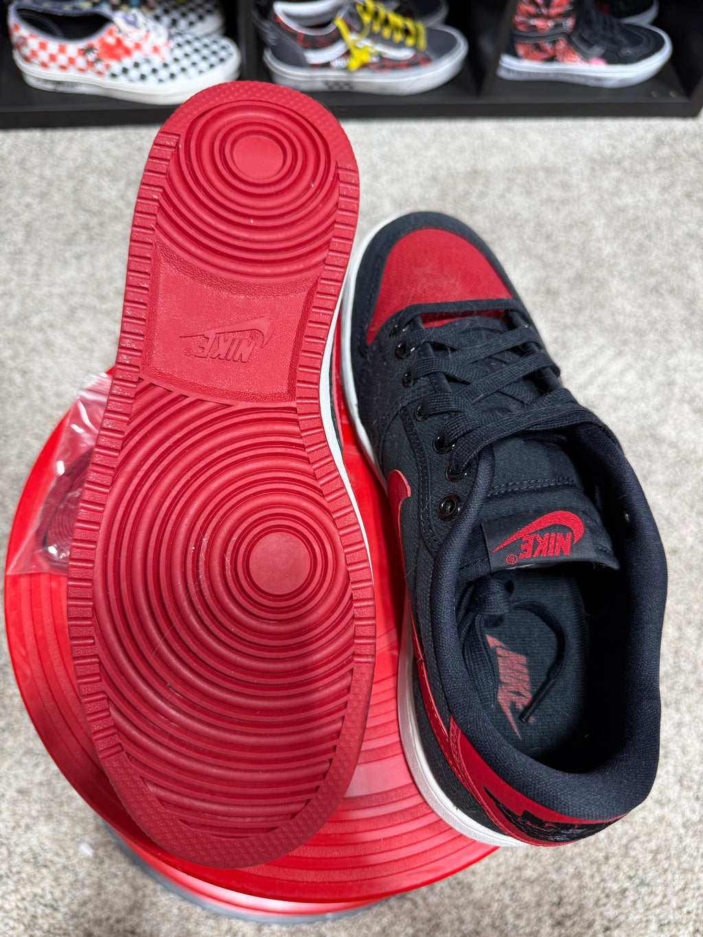 Jordan 1 Low AJKO Bred Sz 10.5 NO BOX