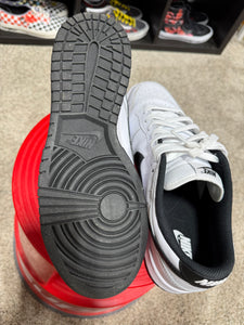 Nike Dunk Low Black/White Sz 10.5/W12 NOX BOX