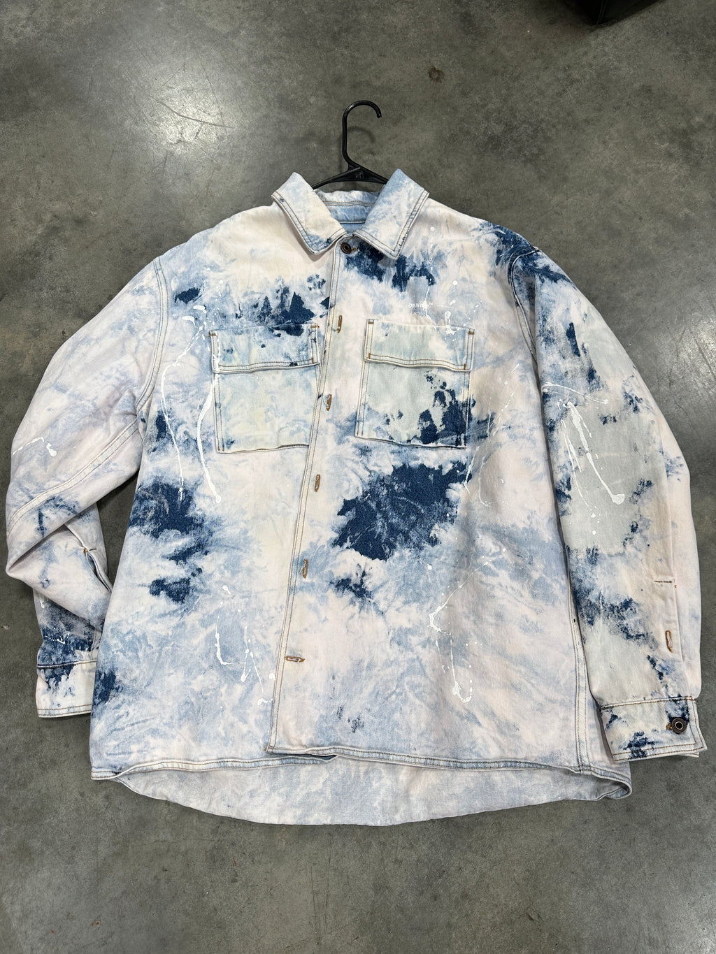 Off White Denim Jacket Sz M