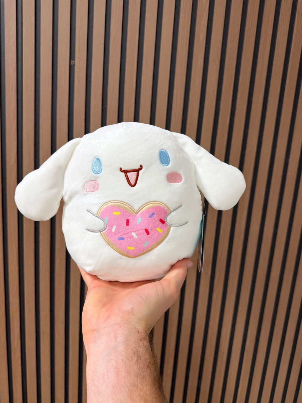 Squishmallows X Sanrio 8 Inch Plush | Valentine Cinnamoroll