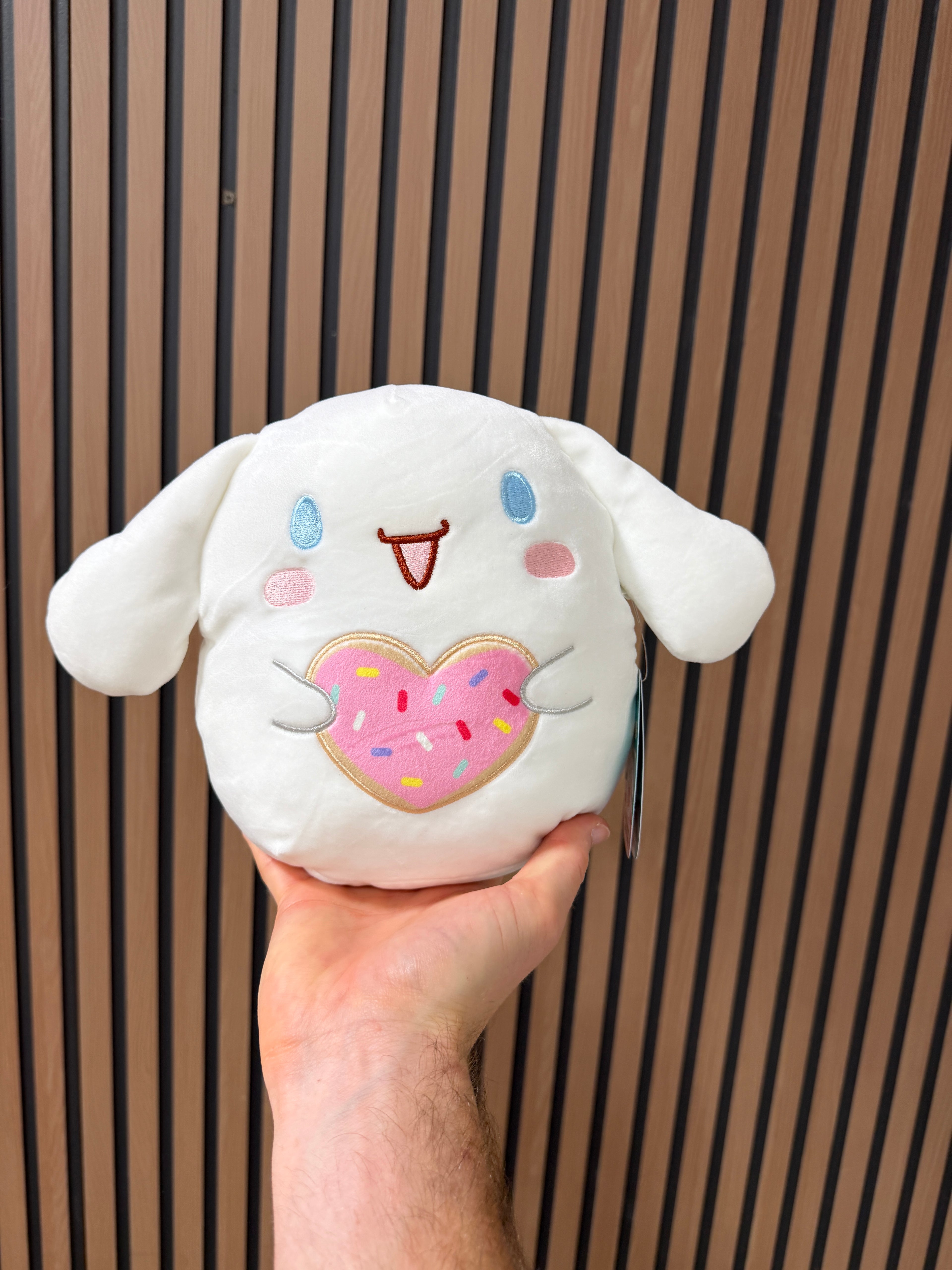 Squishmallows X Sanrio 8 Inch Plush | Valentine Cinnamoroll
