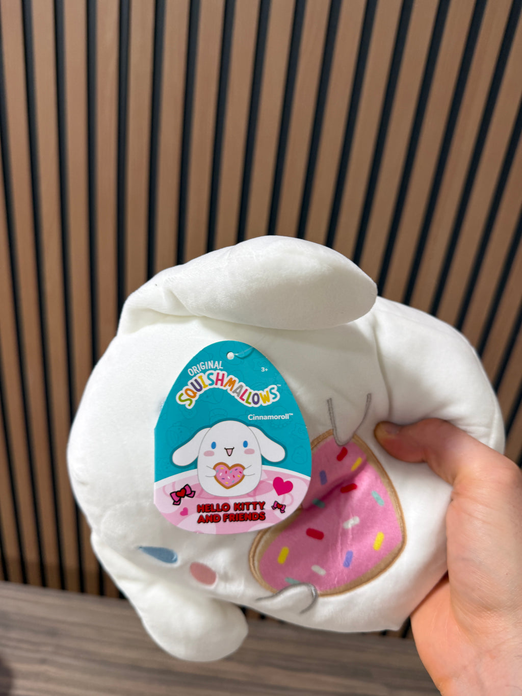 Squishmallows X Sanrio 8 Inch Plush | Valentine Cinnamoroll