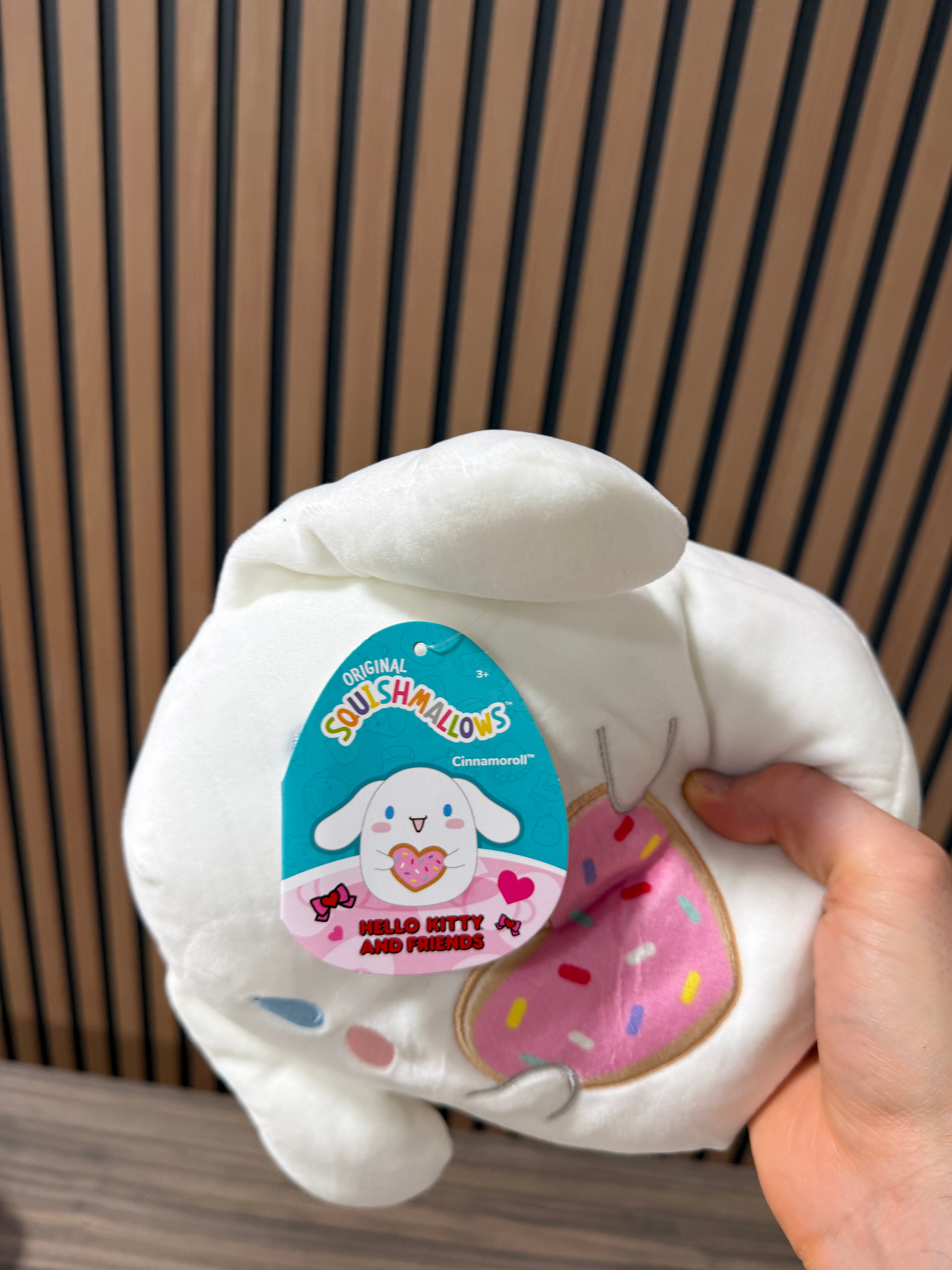 Squishmallows X Sanrio 8 Inch Plush | Valentine Cinnamoroll