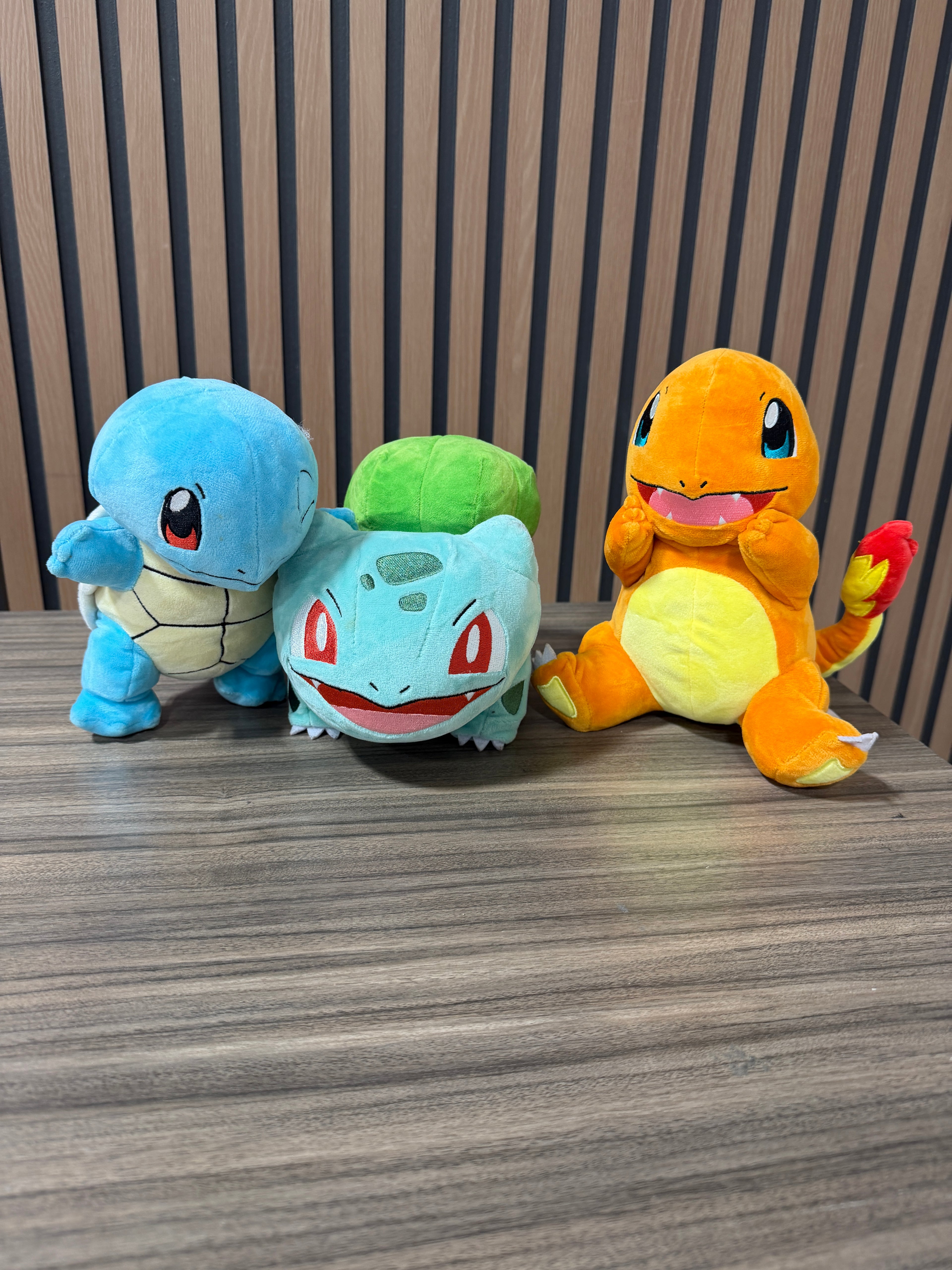 Pokemon Starter Plushie Set (All 3)