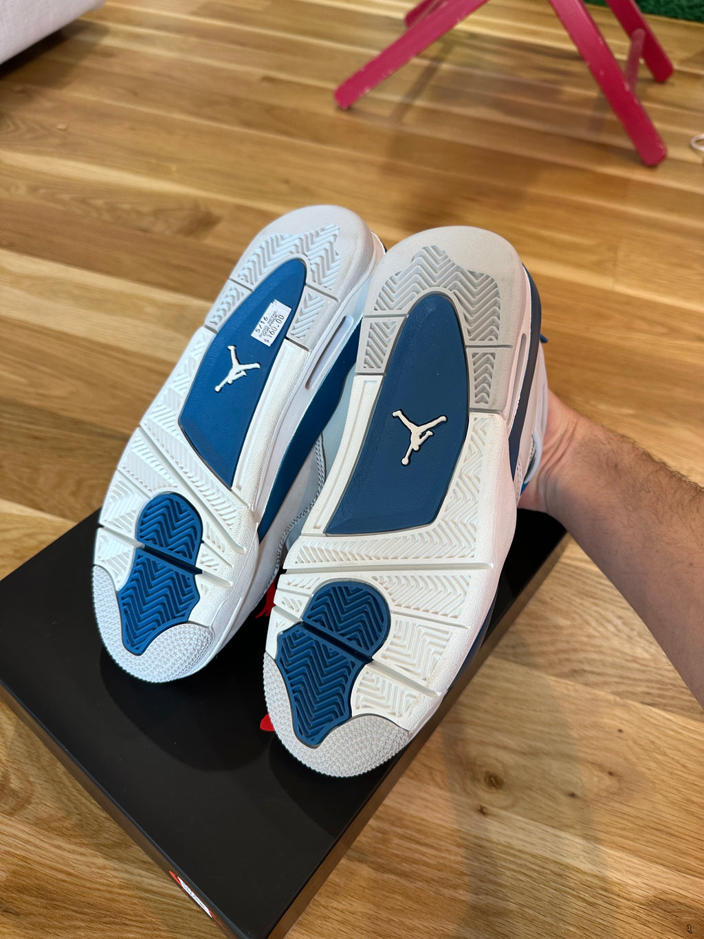 Jordan 4 Retro Military Blue (2024) Sz 5.5Y (GS)