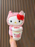 Hello Kitty In Piggy Hoody Nissin Cup Noodle 13" plush w/tags Kidrobot