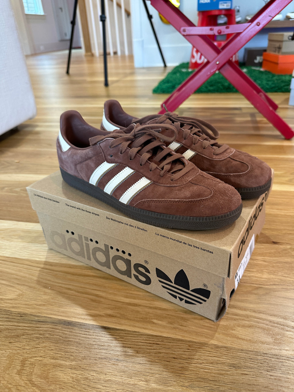 adidas Samba OG Luxe Preloved Brown Sz 11