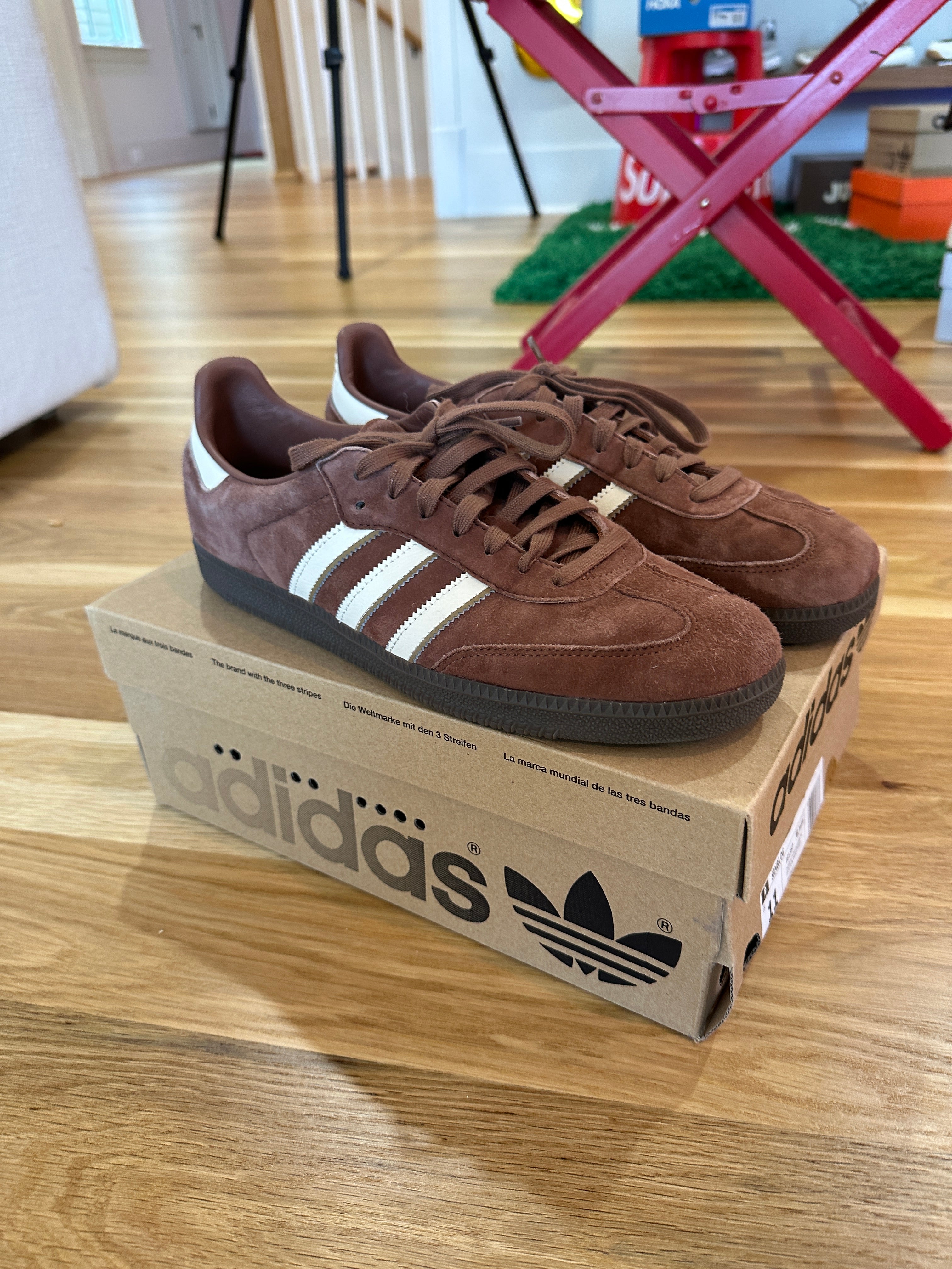 adidas Samba OG Luxe Preloved Brown Sz 11