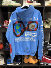 Load image into Gallery viewer, Cactus Plant Flea Market x Kid Cudi For MOTM III Life Goes By Hoodie &#39;Blue&#39; Sz XL
