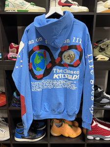 Cactus Plant Flea Market x Kid Cudi For MOTM III Life Goes By Hoodie 'Blue' Sz XL