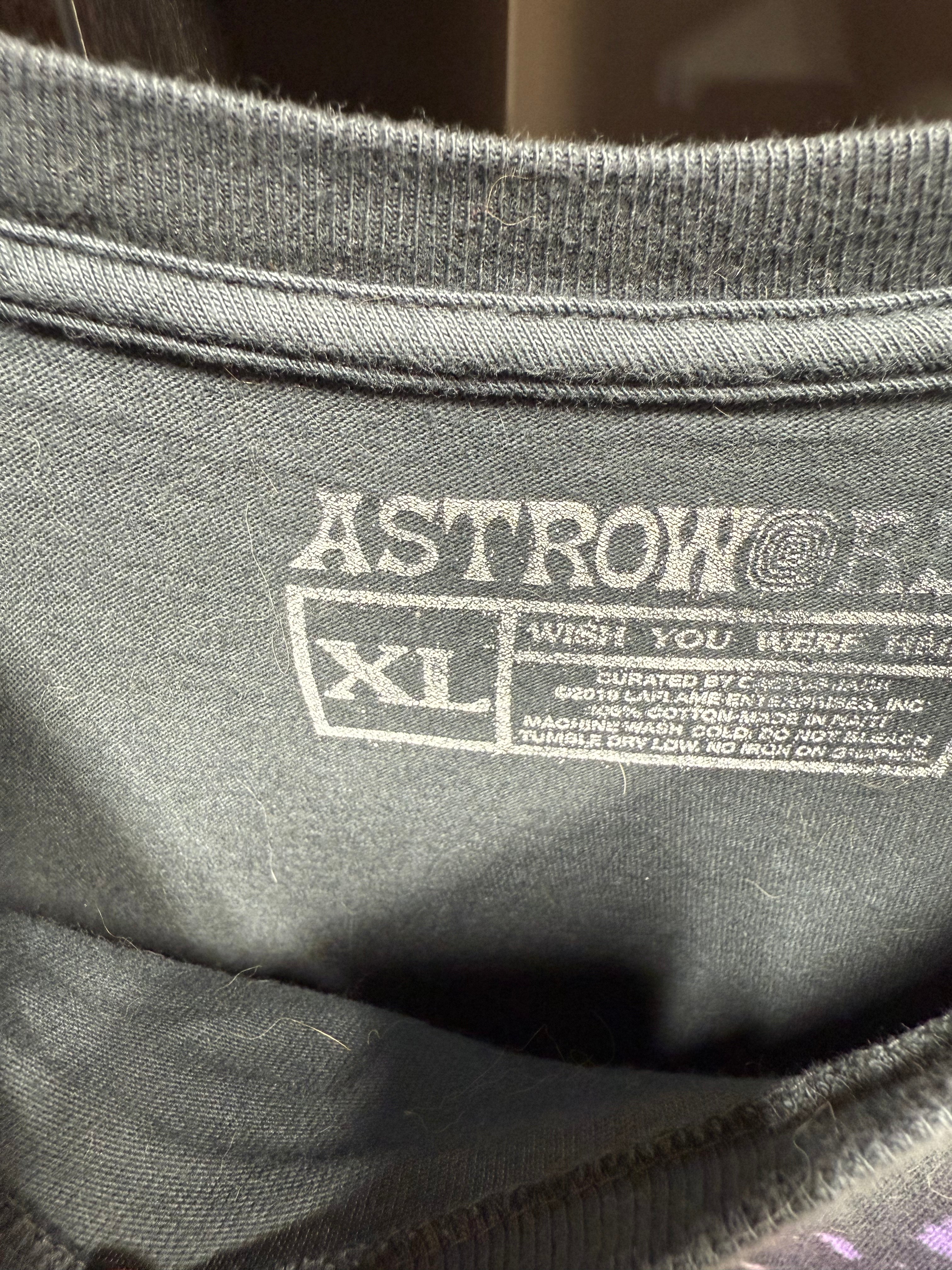 Travis Scott Astro World Europe 2019 T-Shirt Sz XL