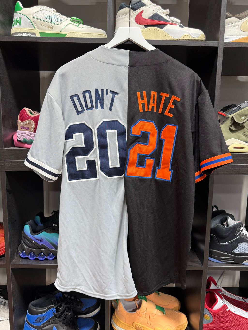 Supreme Don T Hate Mets/yankees Jersey Sz XL
