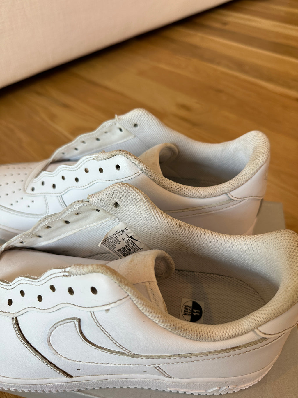 Nike Air Force 1 Low '07 White Sz 11
