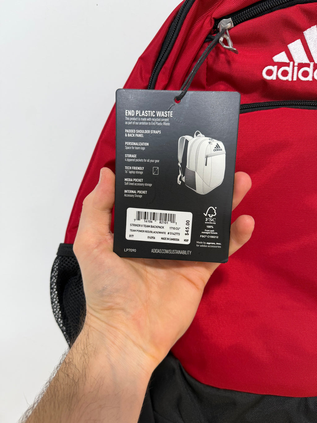 Adidas Striker II Team Backpack