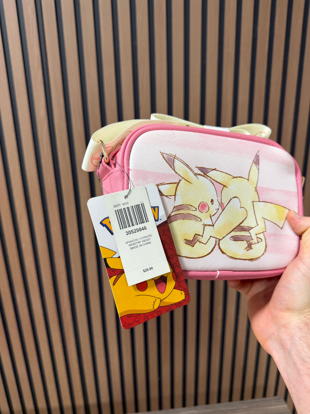 Pokemon Pikachu Love Fruit Crossbody Bag