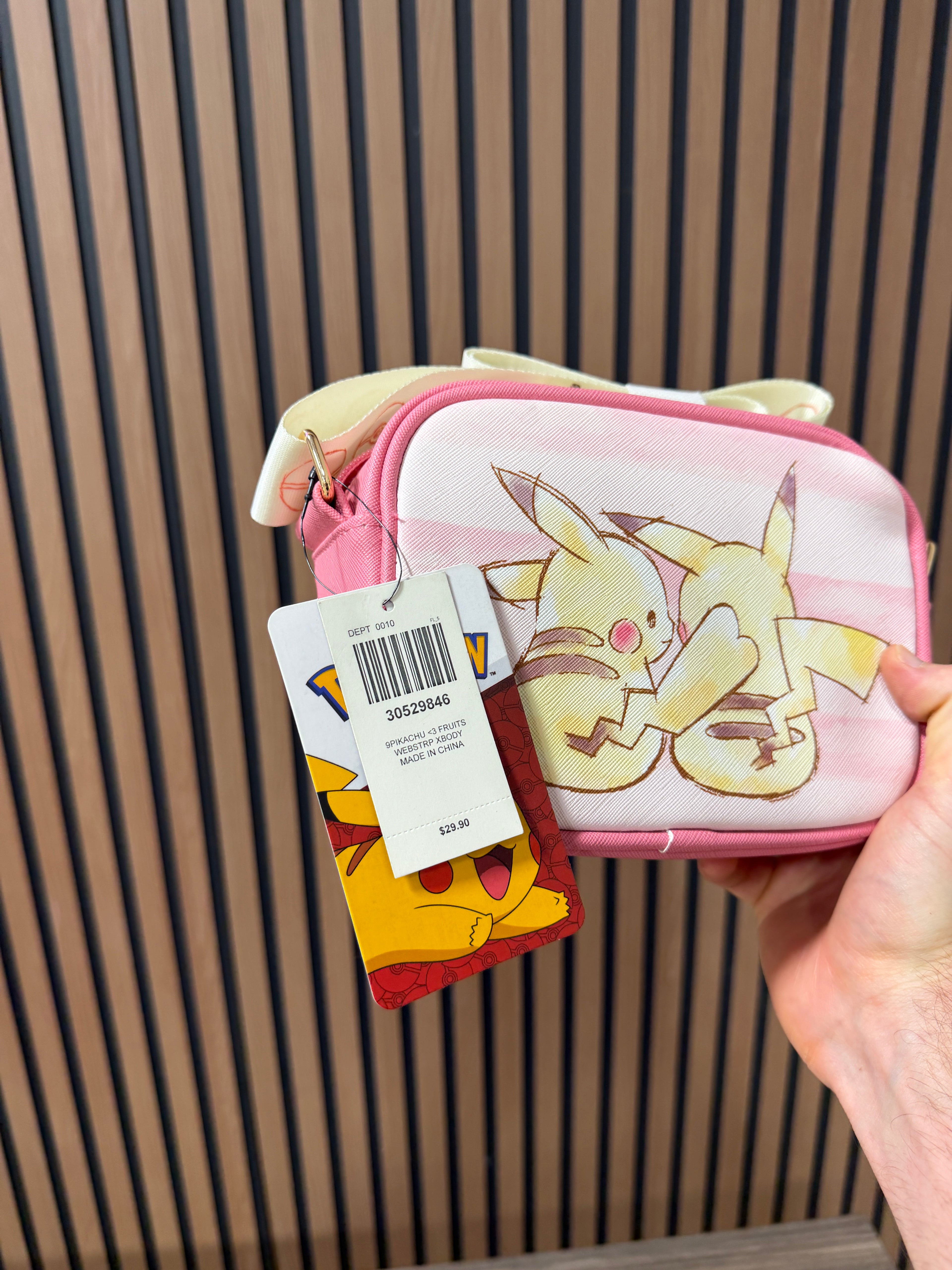 Pokemon Pikachu Love Fruit Crossbody Bag