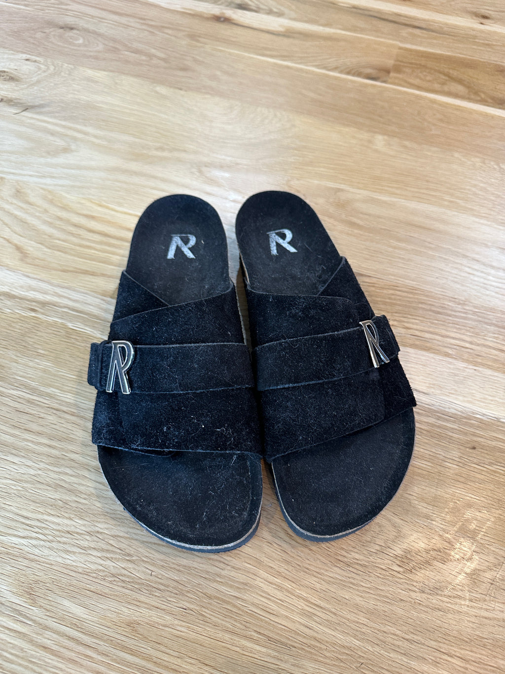Represent Pool Slipper Black Sz 11