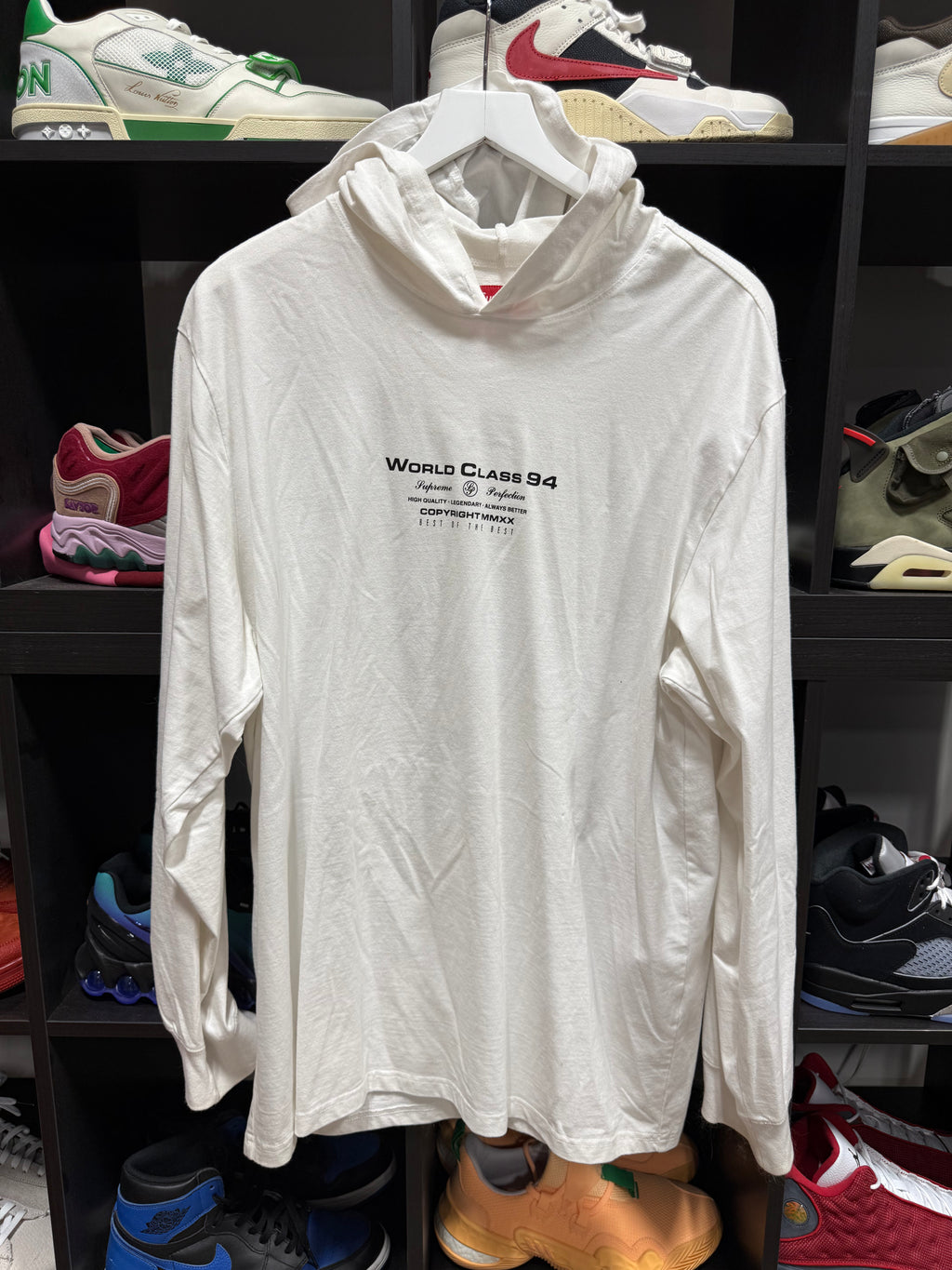 Supreme T-shirt  Hoodie White Sz XL