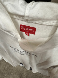 Supreme T-shirt  Hoodie White Sz XL