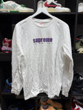 Supreme Long Sleeve White Sz L